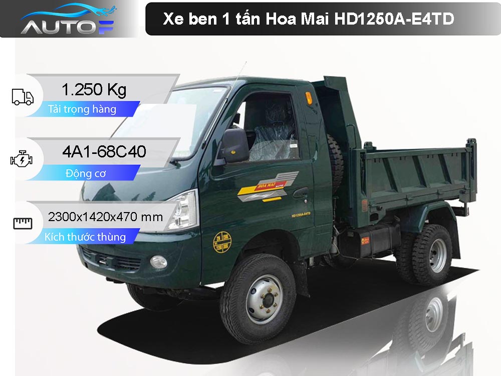 ngoai that xe Hoa Mai HD1250A-E4TD
